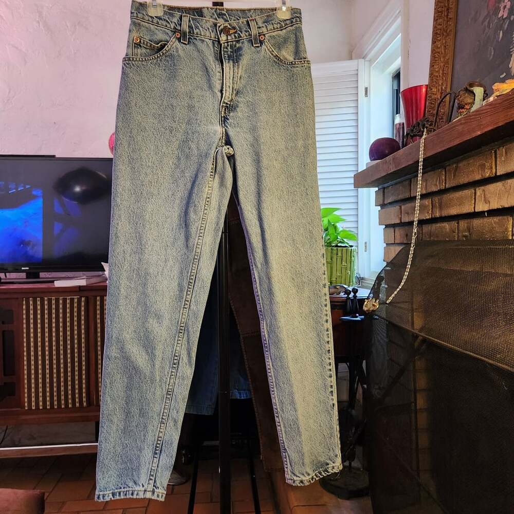 Vintage 90s Levi's 950 Relaxed Fit Tapered Leg Orange Tab Jeans